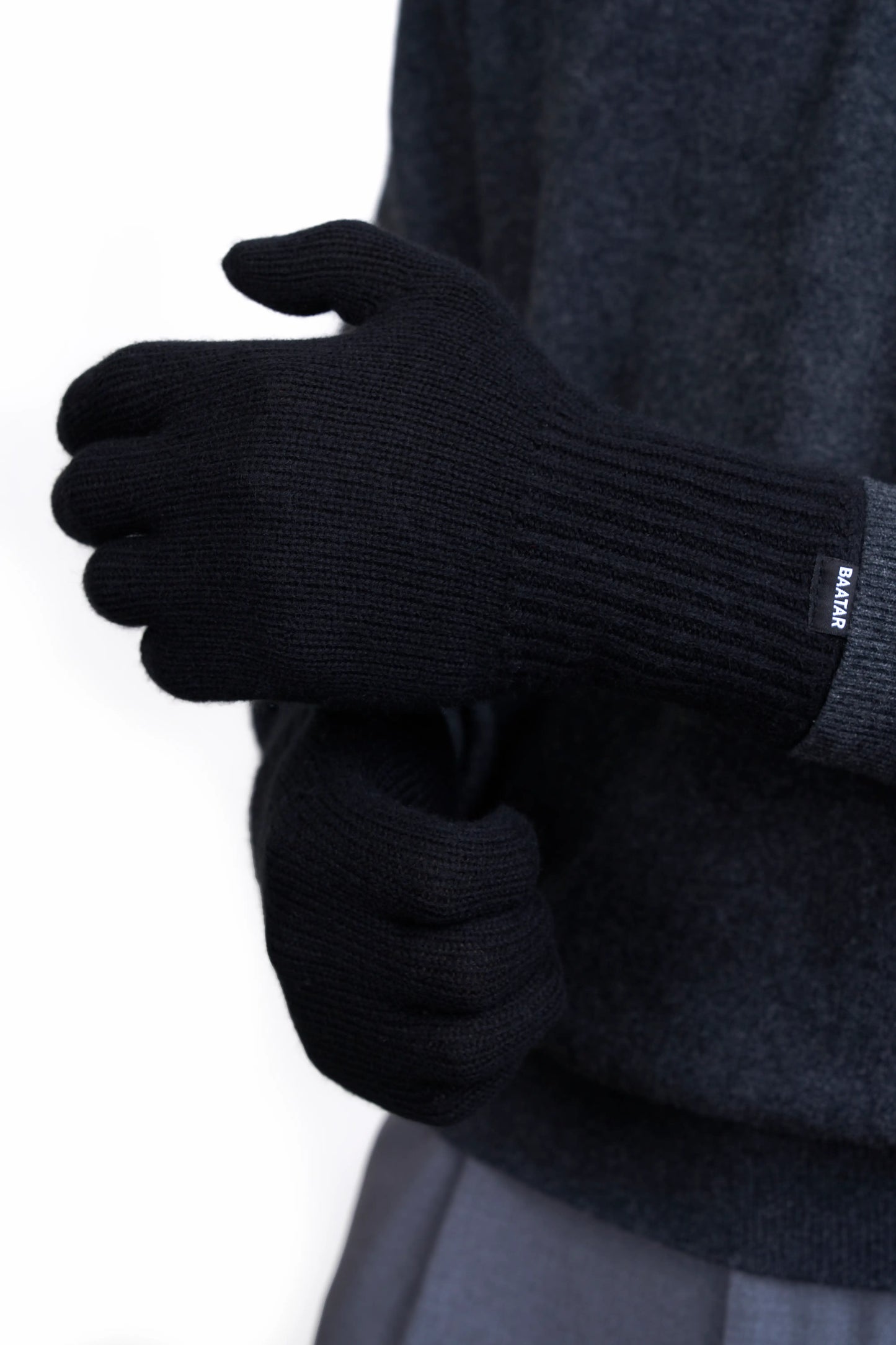 Black Cashmere Gloves